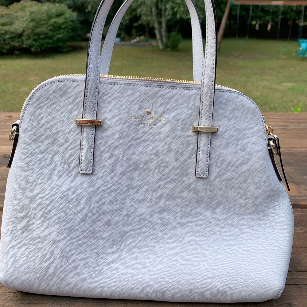 Authentic Kate Spade Purse  Light Grey